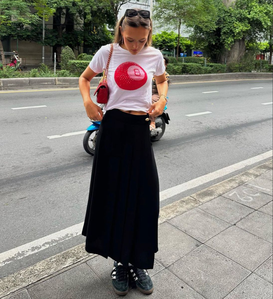 DRPPLY 8 Ball Baby Tee - Classic Fit