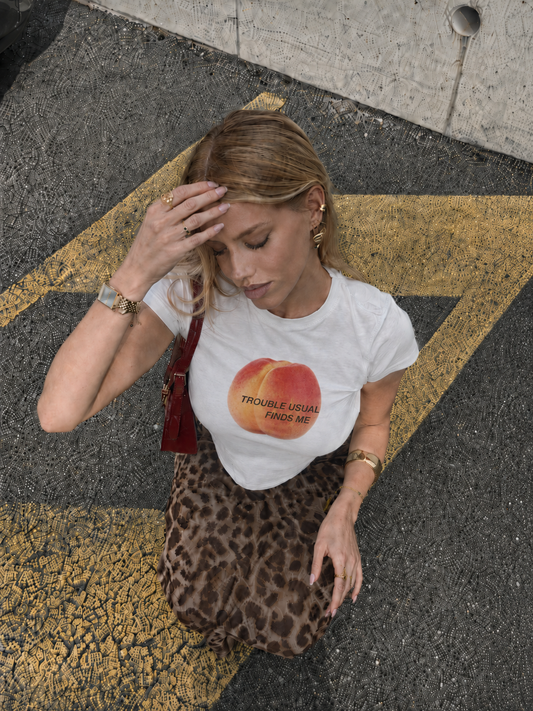 Peach Baby Tee - Classic Fit