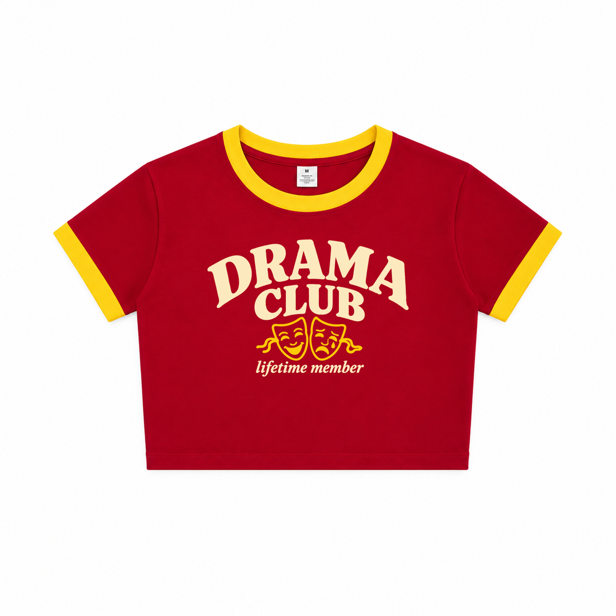 Drama Club Ringer Baby Tee