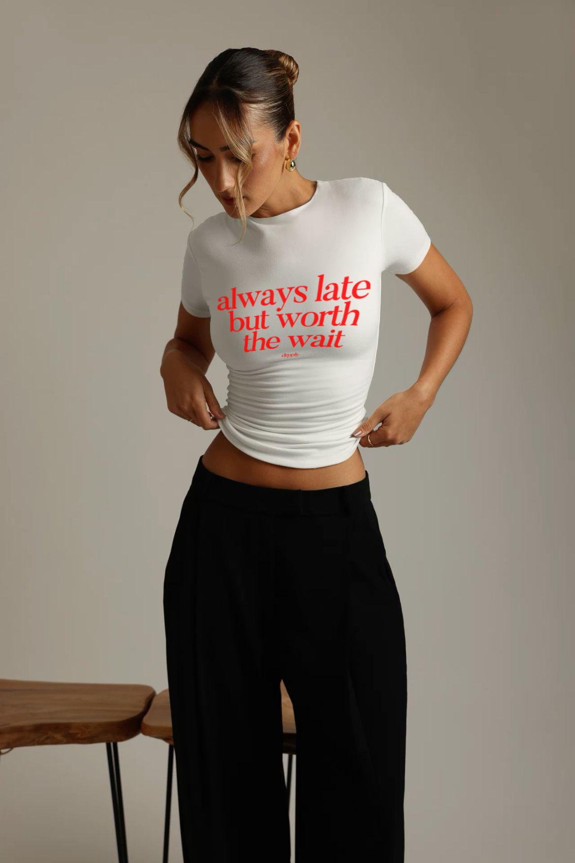 Worth The Wait Baby Tee - Classic Fit