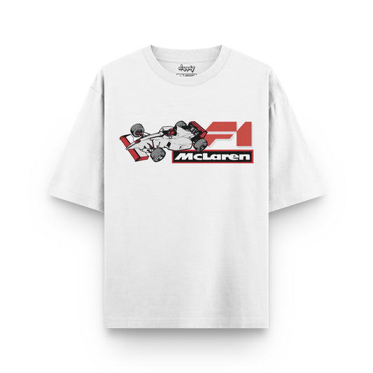 Oversized White Mclaren T-shirt