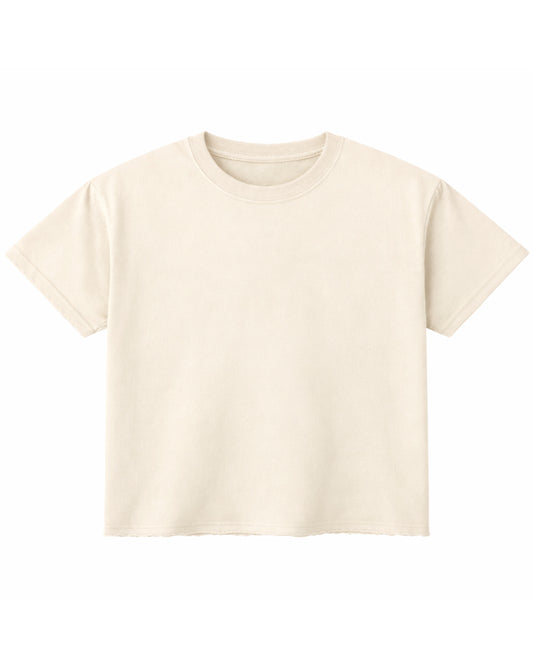 Off White Boxy Fit T-shirt Front Design
