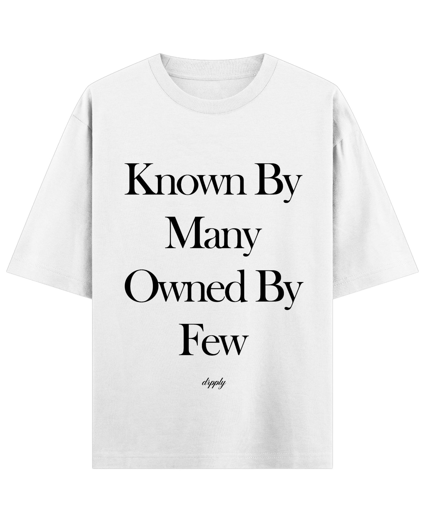 White Oversized T-shirt Front Design