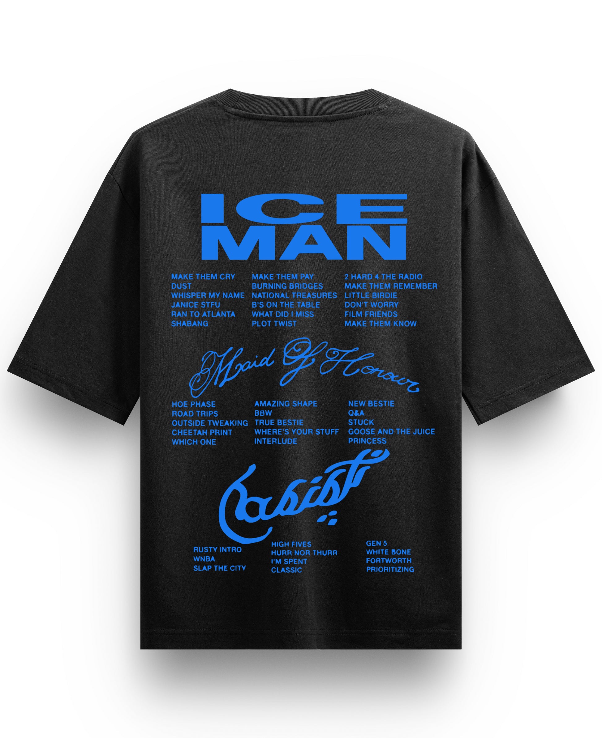 Black Oversized T-shirt Back Design