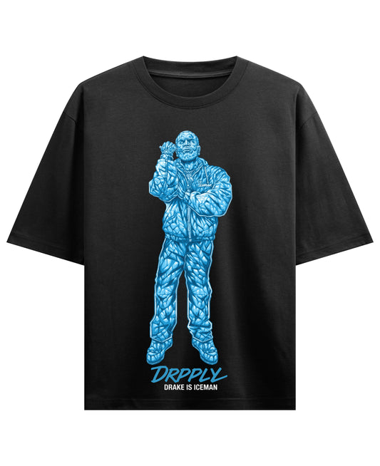 Black Oversized T-shirt Front Design
