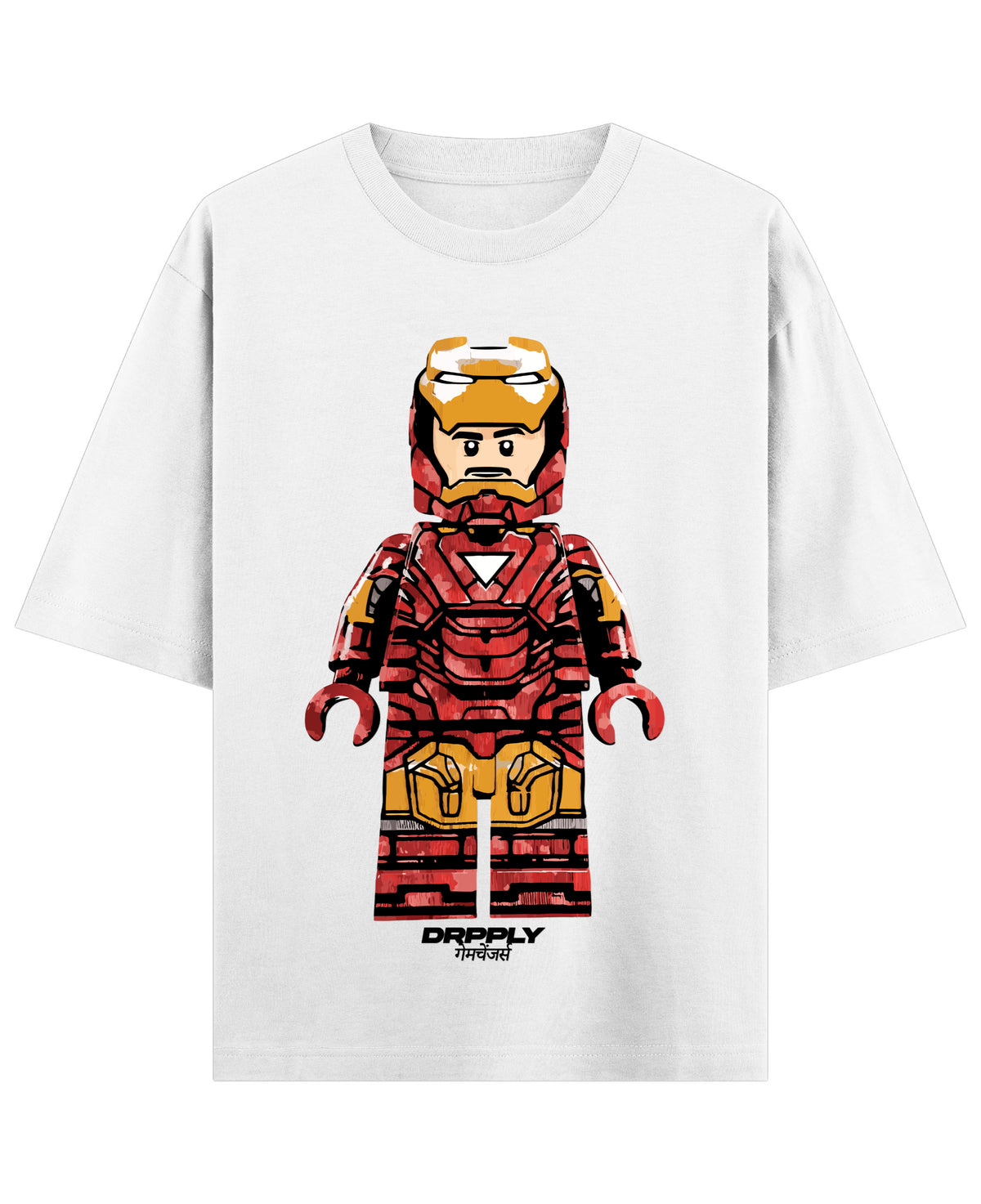 White Oversized T-shirt Front Design