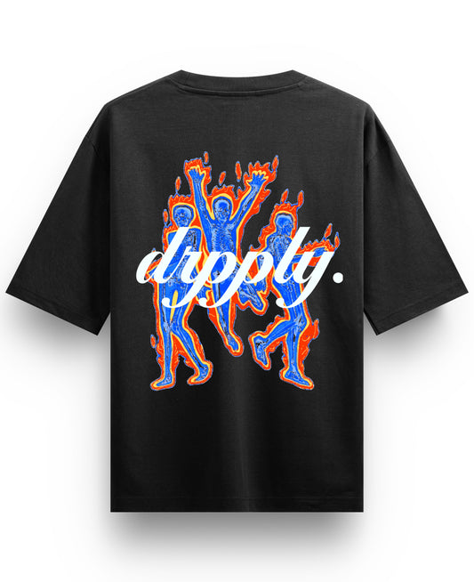 Black Oversized T-shirt Back Design