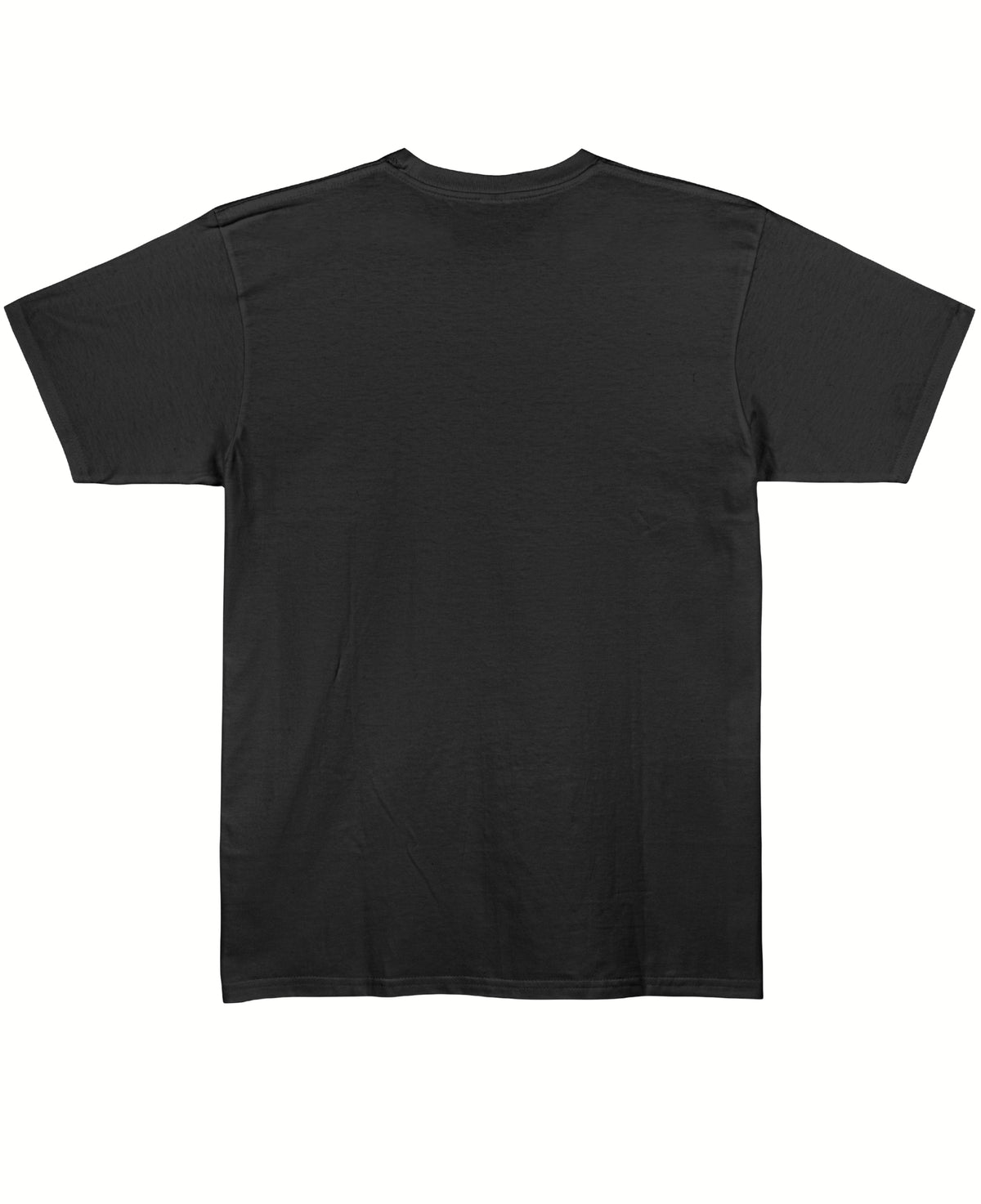 Black Regular Fit T-shirt Back Design