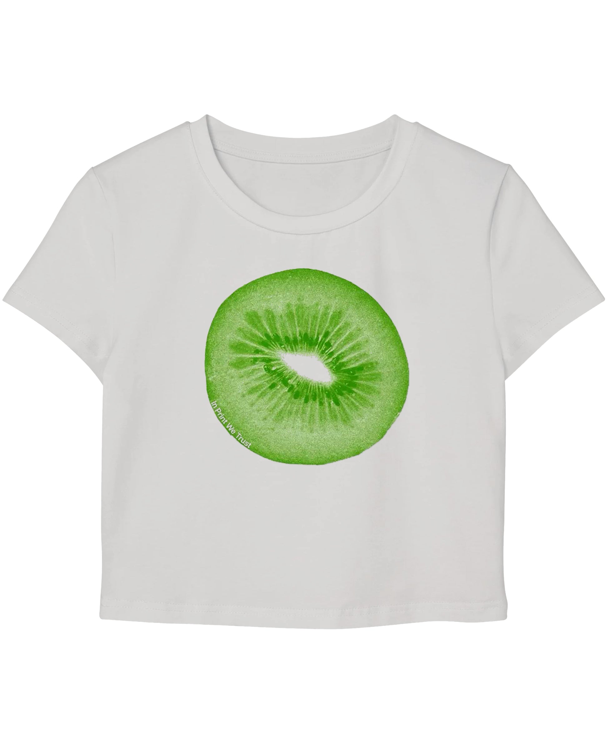 White Baby Tee Front Design