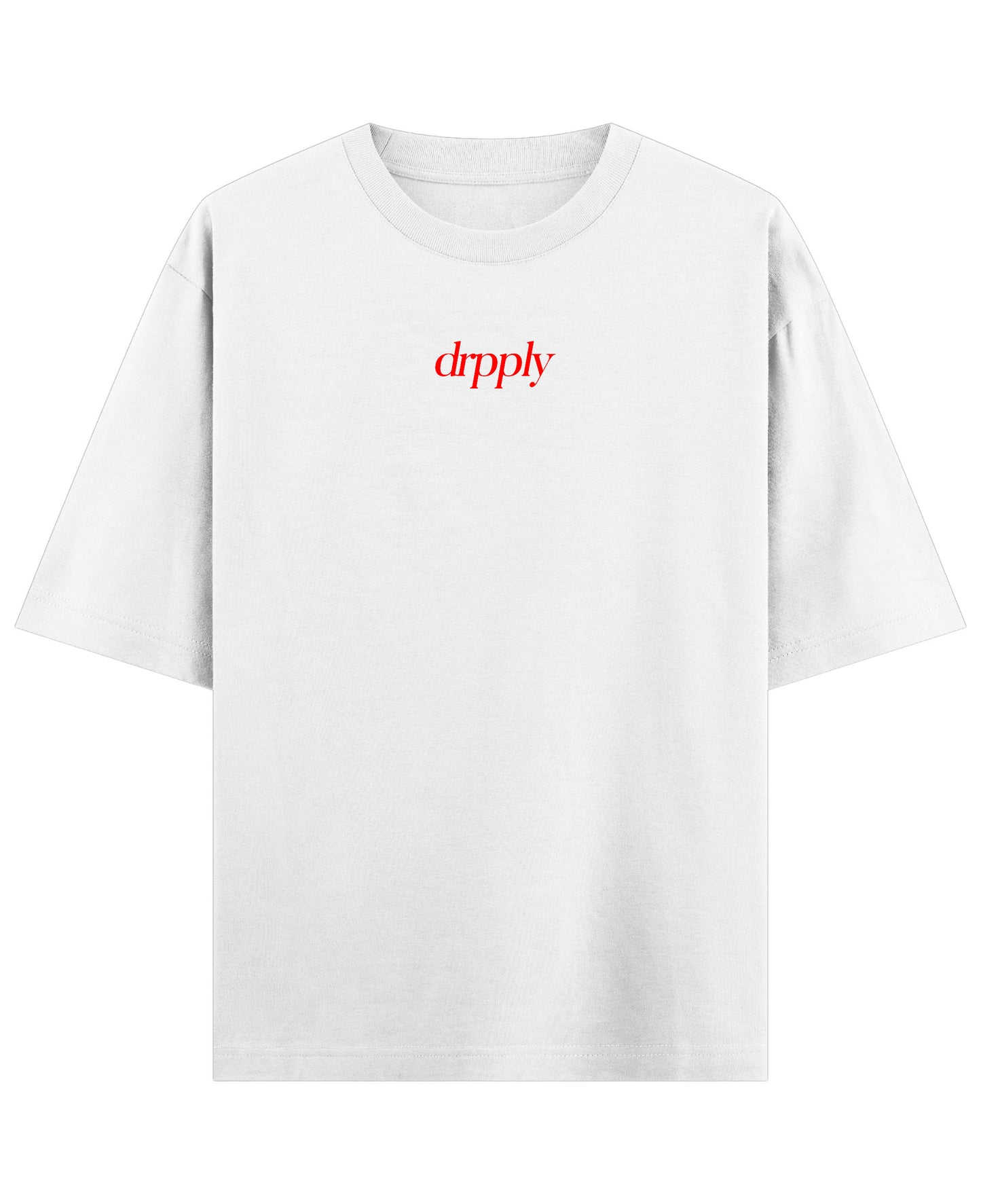 White Oversized T-shirt Front Design