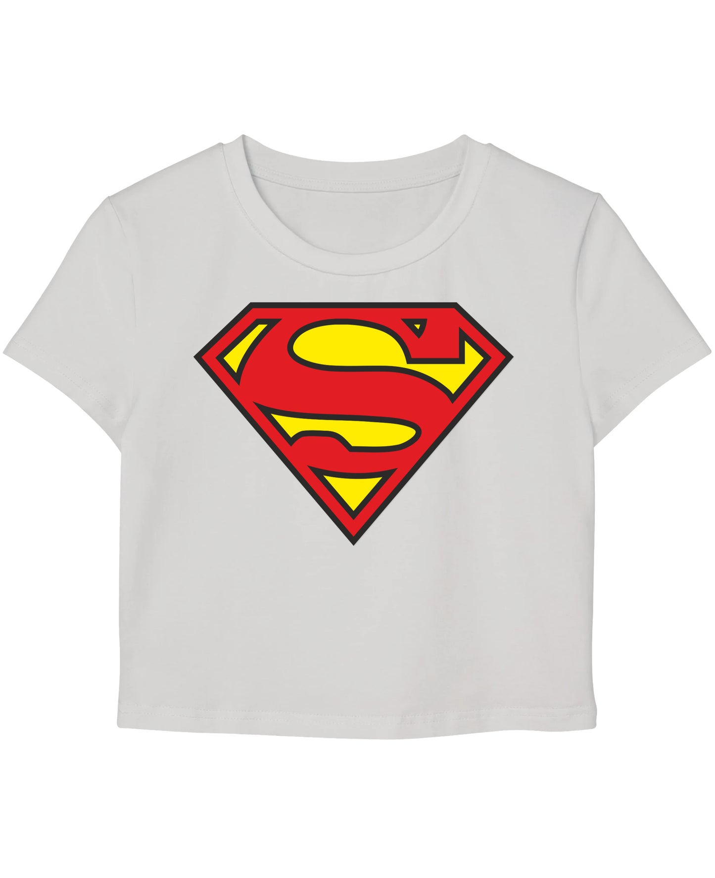 White Baby Tee Front Design