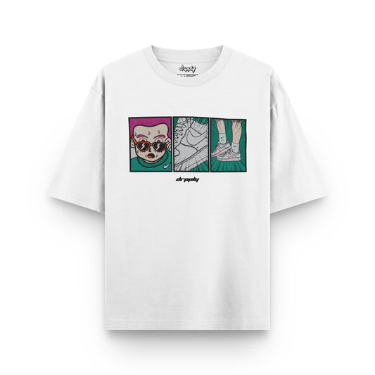 Oversized Triple White T-shirt