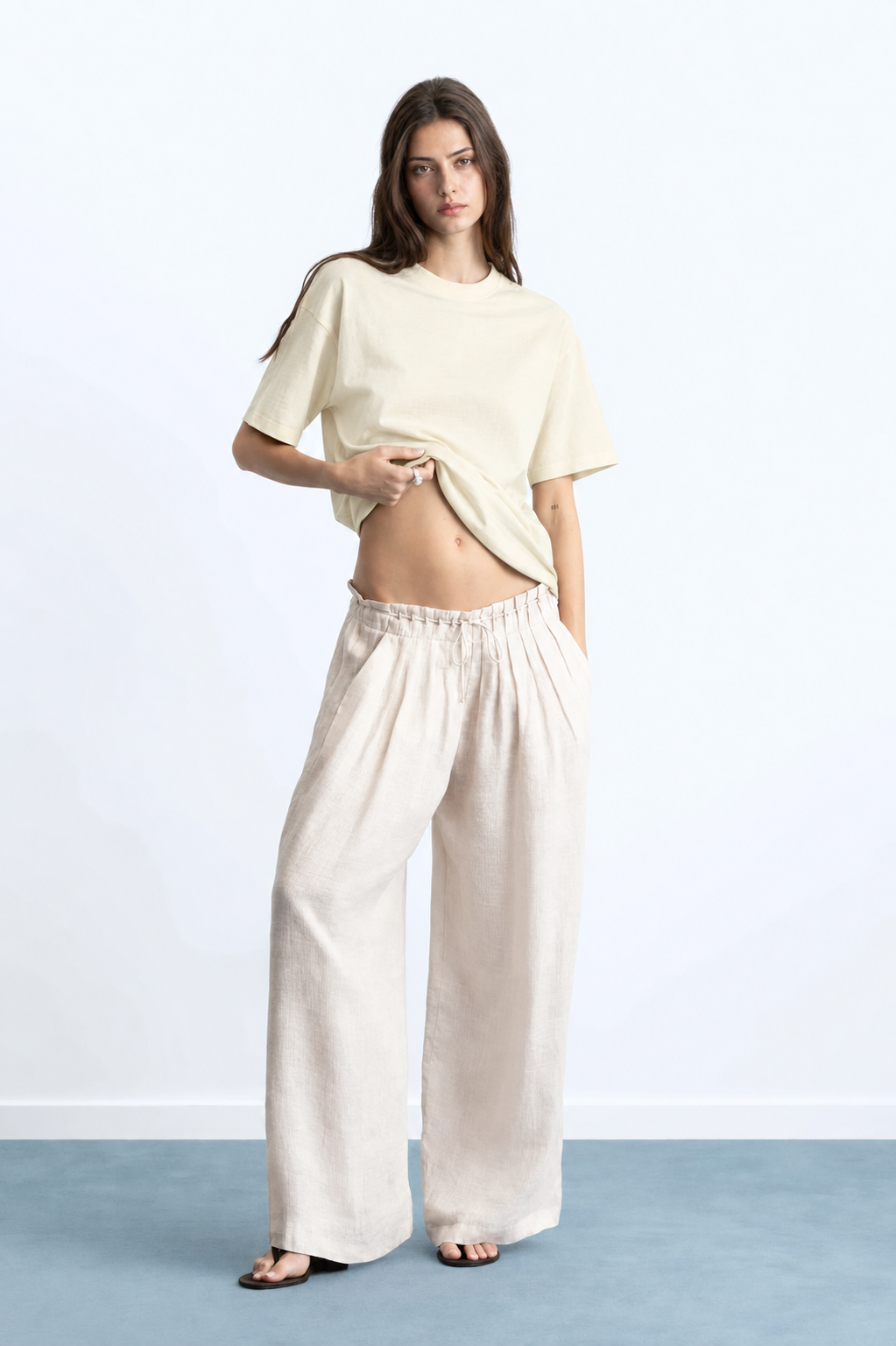 Perfectly Cropped Off-White T-shirt