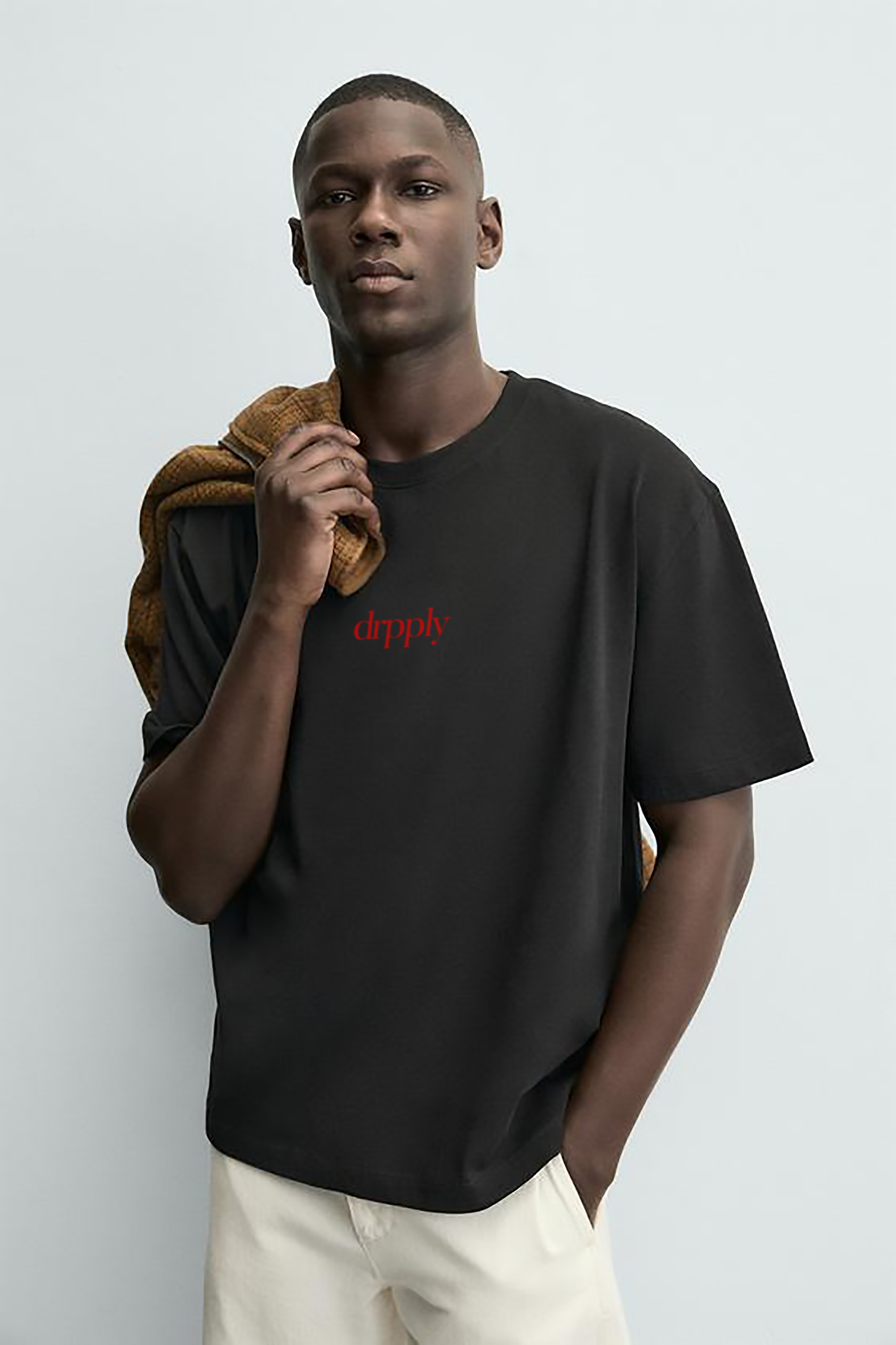 Oversized Overworked Underloved Black T-shirt - Heavy 250 GSM Cotton