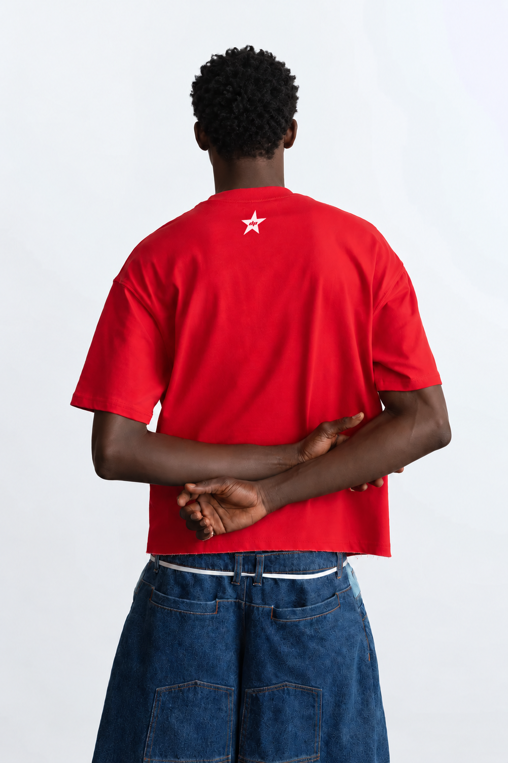 Perfectly Cropped Red T-shirt - Heavy 250 GSM Cotton