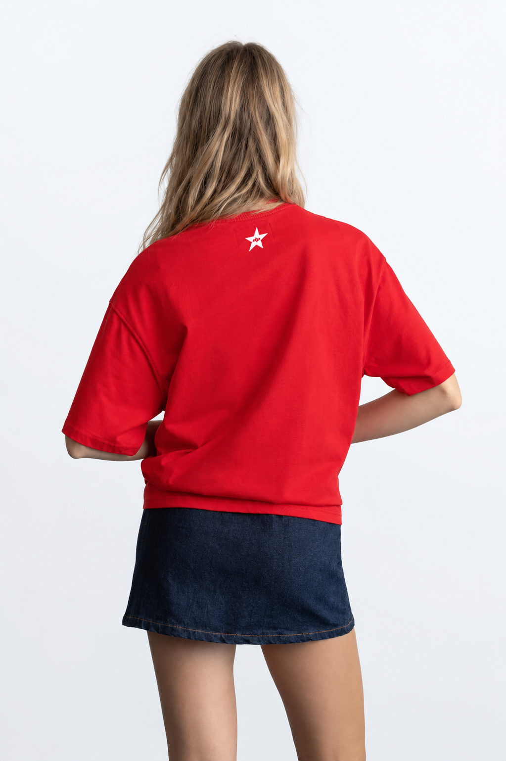 Perfectly Cropped Red T-shirt - Heavy 250 GSM Cotton