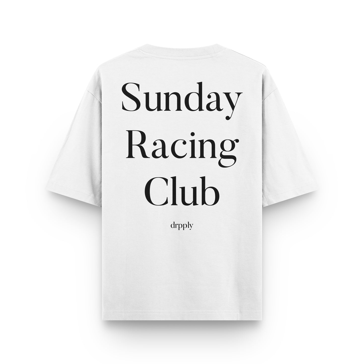 Oversized Sunday Racing Club T-shirt - Heavy 250 GSM Cotton