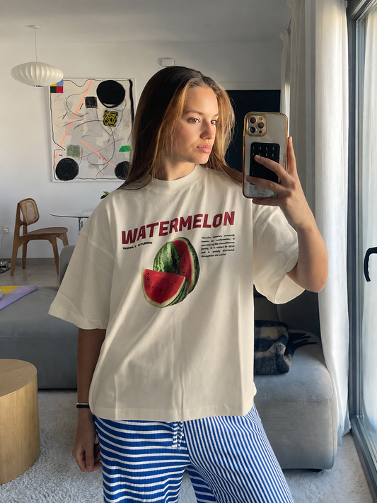 Off-white Watermelon Cropped T-shirt